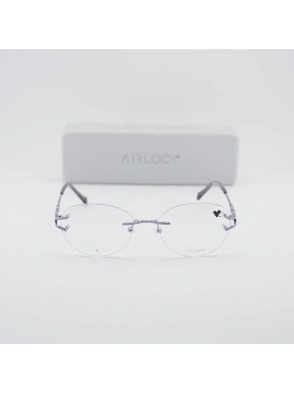 AIRLOCK JADE 202 532 Rimless Cat Eye Eyeglasses 52mm – Lilac